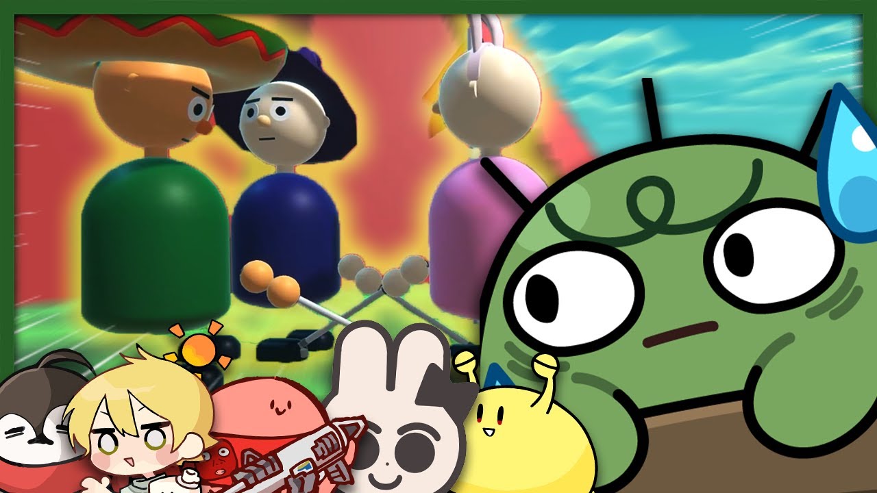 物理的に妨害しあうゴルフアスレチックゲームがアツい【限界MULTIPLAYER PLATFORM GOLF】