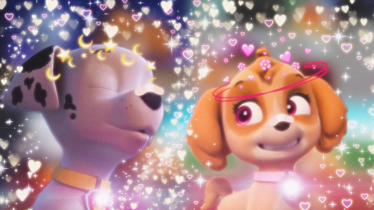 💌😣Маршалл и Скай-по уши в тебя влюблён: заказ для @silvich😣💌