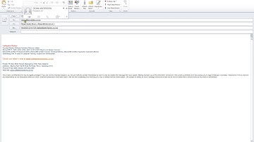 Microsoft Outlook 2010 Mastering Video 15 Email Fields