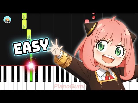 Spy x Family Season 3 OP - "Hi wo Mamoru" - EASY Piano Tutorial & Sheet Music