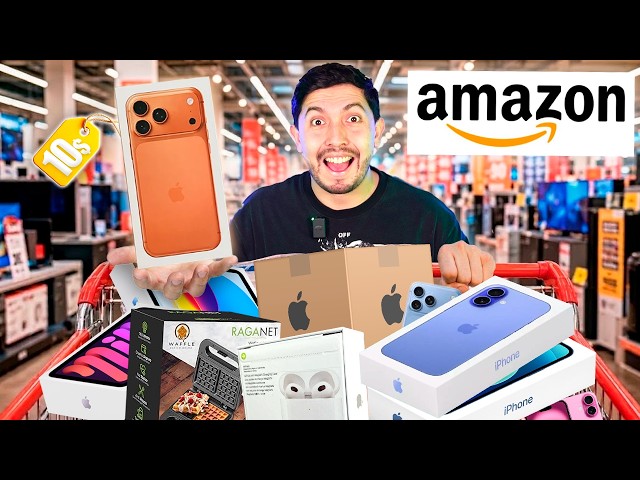 COMPRÉ LA CAJA MISTERIOSA DE APPLE MAS COSTOSA DE AMAZON DEVOLUCIONES EN ALIEXPRESS..  IPHONE 17 ?