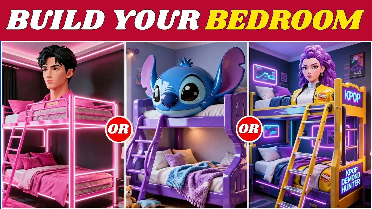 💫 Вы бы предпочли построить спальню в стиле K-POP «Охотники на демонов»? | Викторина на выбывание...