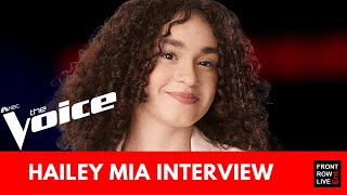 Hailey Mia Interview | The Voice Dedication Song & Singing Olivia Rodrigo