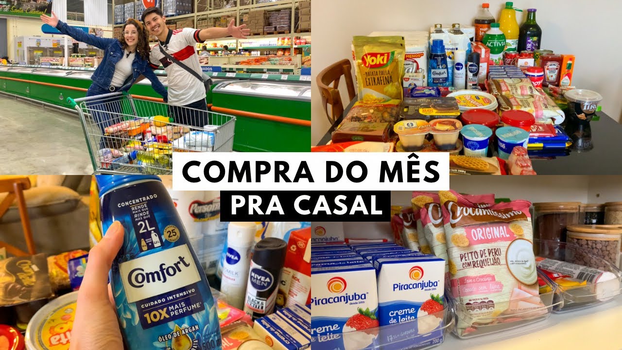 COMPRA DO MÊS PARA CASAL 💫 Casada aos 19 anos