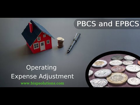 PBCS Operating Expense Adjustment