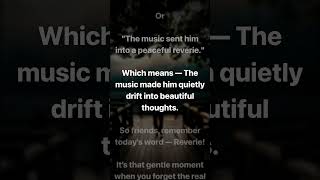 Reverie Meaning, Pronunciation, Synonyms, Antonyms & Examples | English Vocabulary Explained