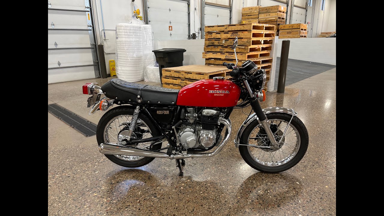 HONDA CB400four CB400F エキパイ 1977 Honda CB400F - YouTube