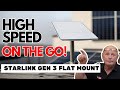 Using Starlink Gen 3 To Work Remotely: Fast Download & Upload Speeds Even While Traveling!