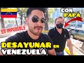 DESAYUNAR en CARACAS VENEZUELA es IMPOSIBLE? en una TIPICA AREPERA - Gabriel Herrera ft Mi PAPÁ