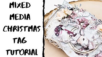 Mixed media tag | AB Studio paper collections
