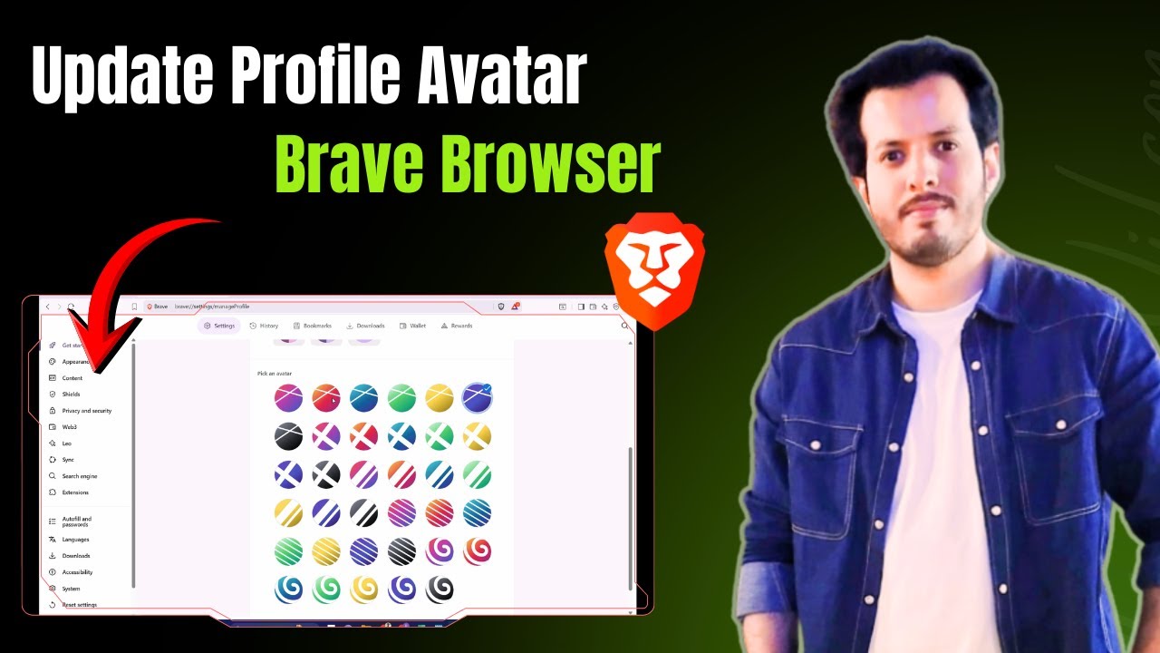 Как обновить фотографию профиля/аватар в браузере Brave — пошаговое руководство