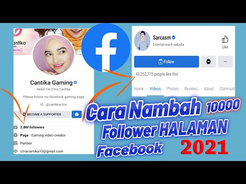 Cara Menambahkan Follower Page Facebook