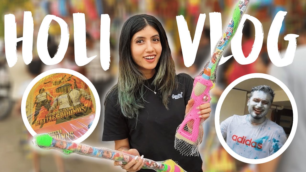 Holi pe Baba Elaichi bana diya🤣 | Holi Vlog 2023