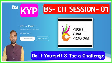 KYP BS CIT SESSION 1 DO IT YOURSELF AND TAC A CHALLENGE | BS CIT SESSION 1 | TAKE A CHALLENGE