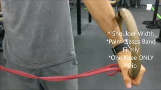 Assisted Ring Dips