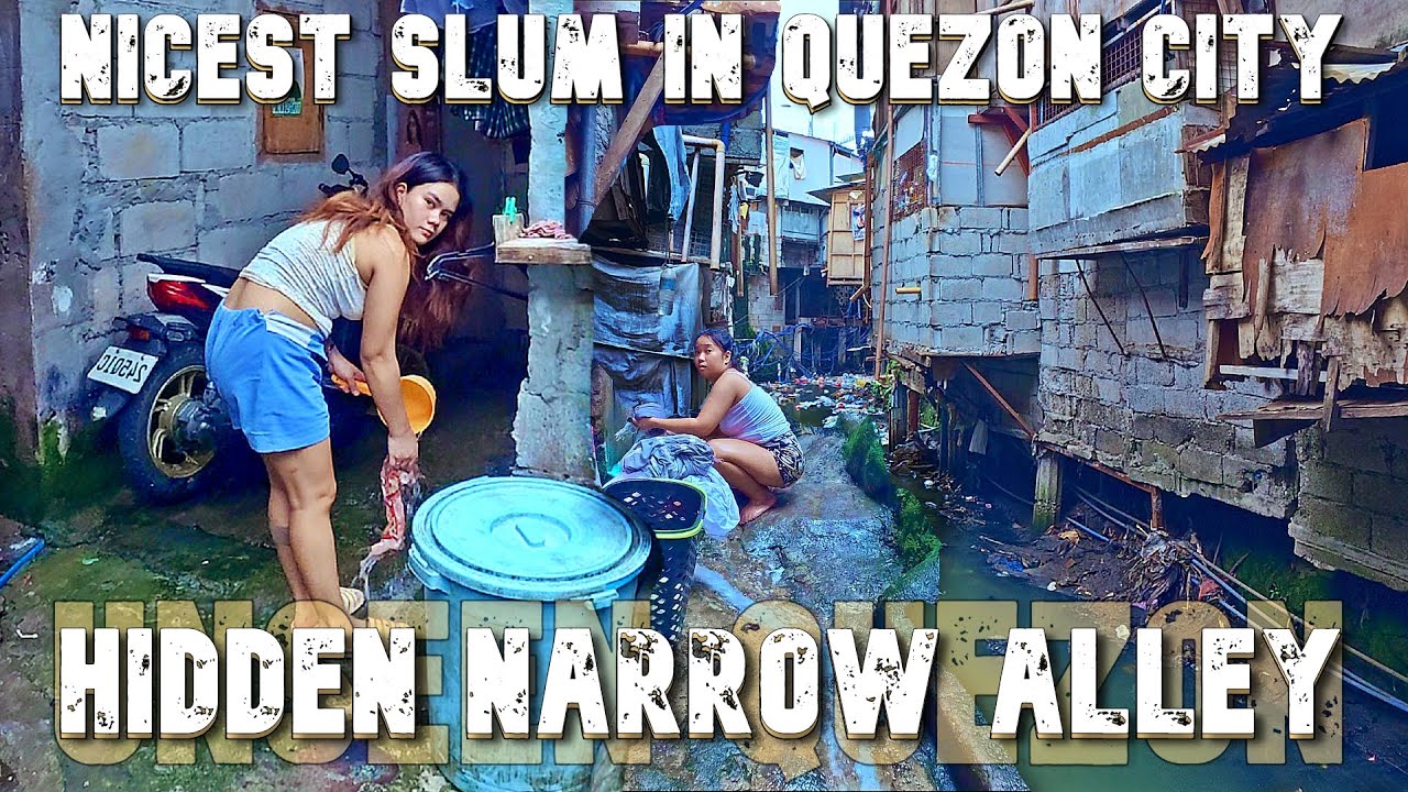 Never Before Seen Hidden Dark & Narrow Alleys | Unseen Other Side Of NIA Road Community | [4K] 🇵🇭