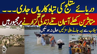 Sutlej River Destruction Continues, Victims Struggle Under Open Sky - Pakistan News