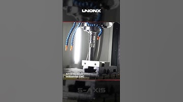 Industrial 5-axis CNC Machine in Action