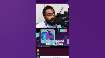 #linux How to append files in Linux?