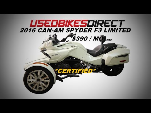 2016 Can-Am Spyder F3 Limited SE6