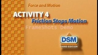 Force and Motion - Activity 4: Friction Stops Motion