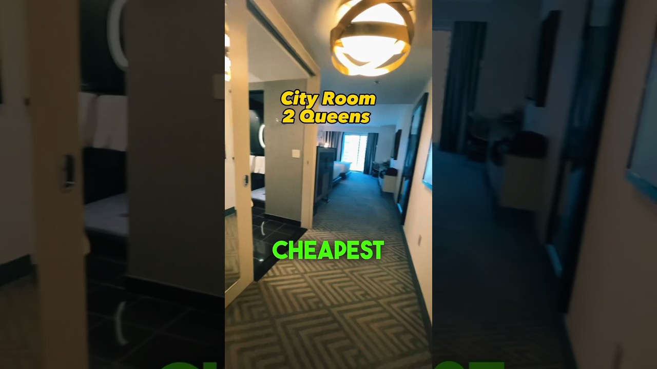 The Cheapest Room at the Nicest Hotel in Vegas. Cosmopolitan City Room 