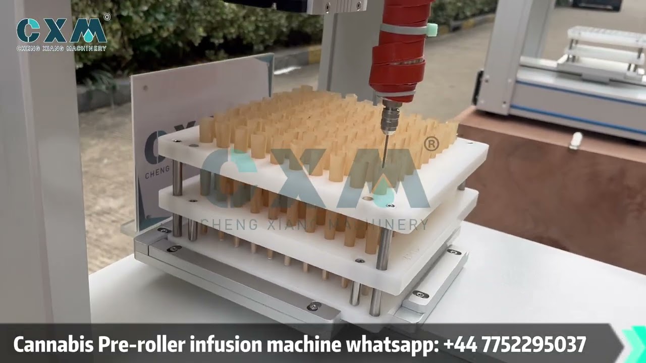 Cannabis Pre-Roll Infusion Machine in Action | Automatic Infused Joint Maker 2025