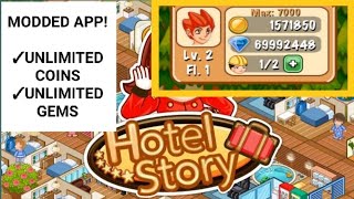 Hotel Story: Resort Simulation - Unlimited Coins and gems screenshot 1