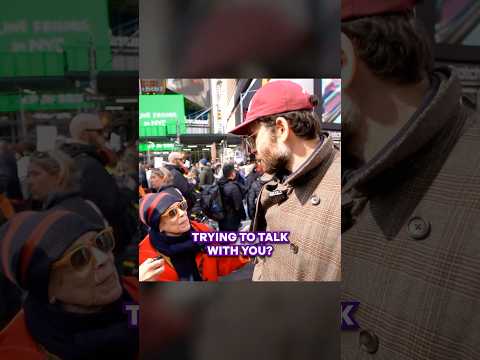 “why does everyone want to talk to you here?”