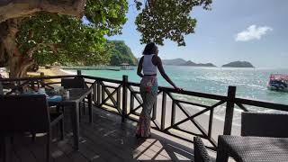 Breakfast at Blue Waters Inn, Tobago