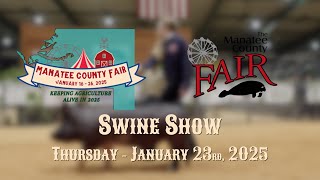 Manatee County Fair Swine Show 2025