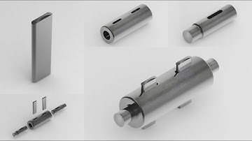 Cotter with Sleeve Joint - Part 0 | PROMO | Creo Parametric 5.0
