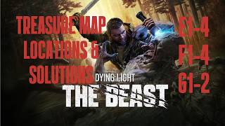 TREASURE MAPS E1-4, F1-4 & G1-2 LOCATIONS & SOLUTIONS