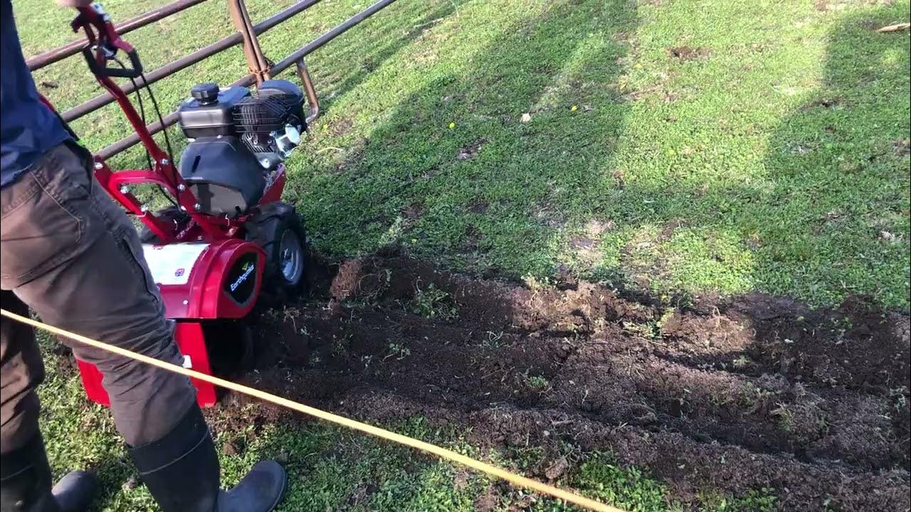 How to use a Rototiller, easy gardening, YouTube