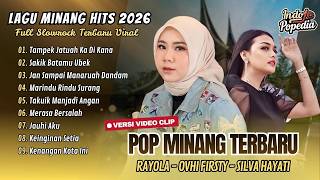 TAMPEK JATUAH KA KANA - Rayola | SAKIK BATAMU UBEK - David Iztambul || LAGU MINANG TERBARU 2026