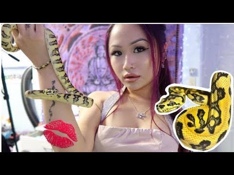 Love at first kiss! I got a snake that bit me!