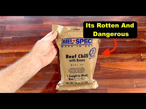 The Worst MRE Chili You have Ever Seen ...2012 Mil*Spec Ration