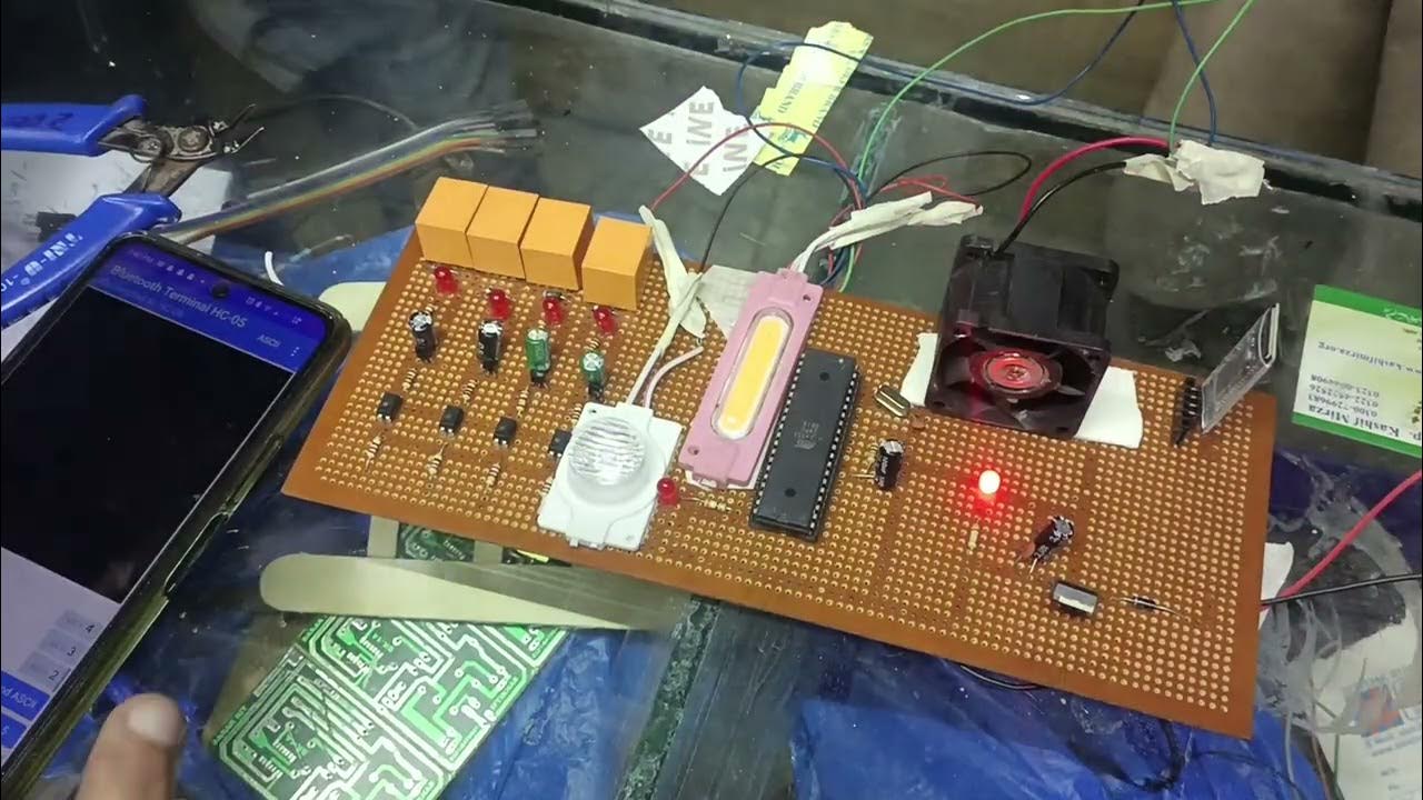 Bluetooth home automation using 8051 microcontroller #diy #electronics ...