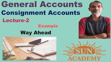 #General Accounts | #Consignment  Accounts  | Question Invoice Price | F.Y.B. Com | By Sun Academy