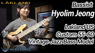 Lakland Us Custom 55-60 Active Vintage Jazz Bass Demo Funky D By Bassist 정효림 Hyolim Jeong