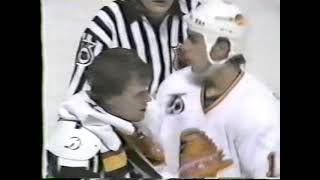 Blackhawks vs Canucks Brawl - Nov 29, 1991