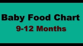 Baby Diet Chart 9 10 11 12 months | 9 से 12 महीने के बच्चे को क्या खिलाये |