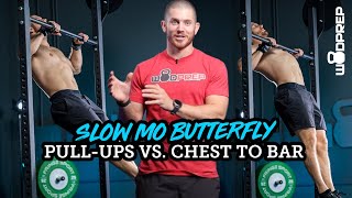 Butterfly Pullups vs Butterfly Chest to Bar (Slow Mo Breakdown!)