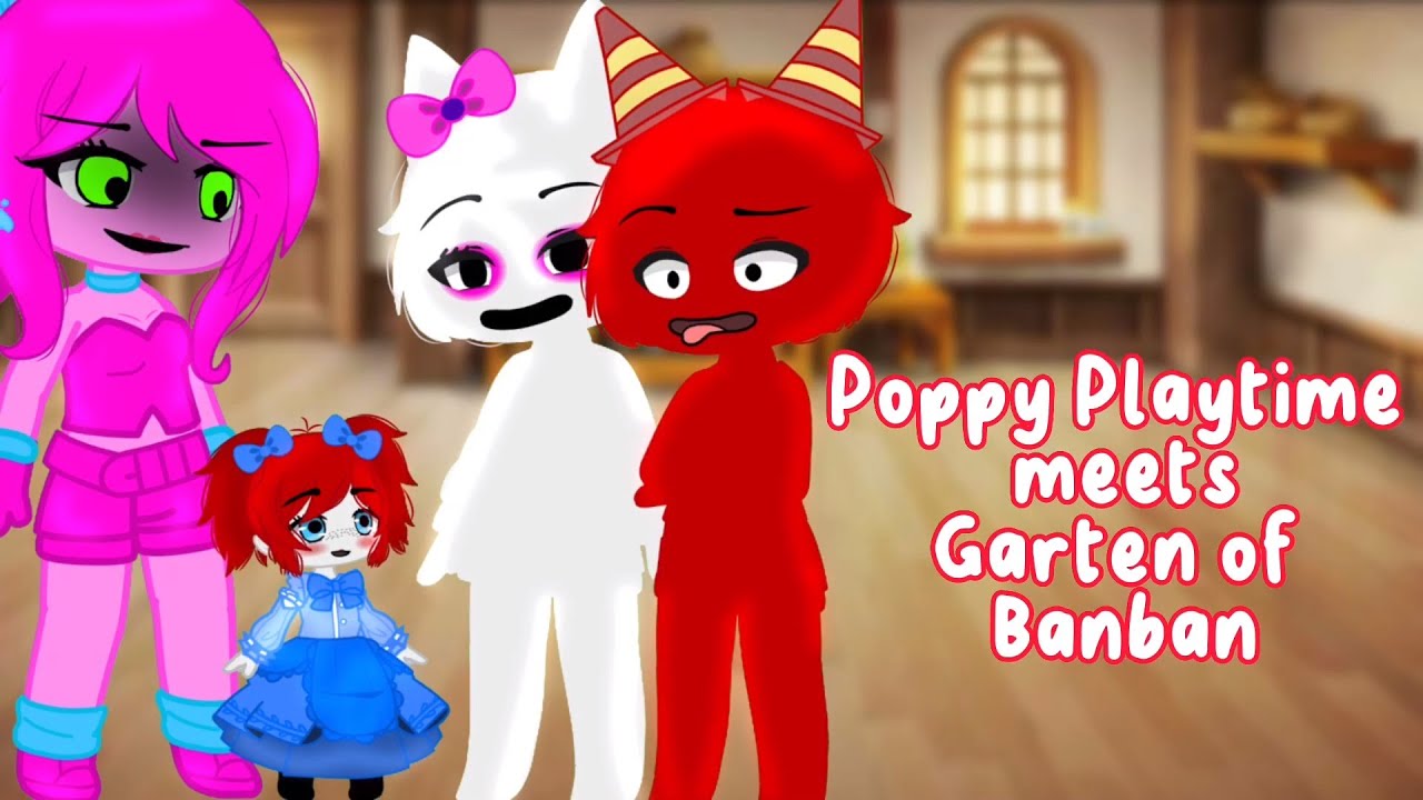 Поппи Плэйтайм встречает Гартена из Банбана и реагирует...