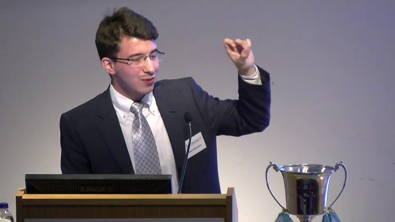 Robert Maracine, Finalist, Sir Peter Parker Awards 2017, SOAS University of London