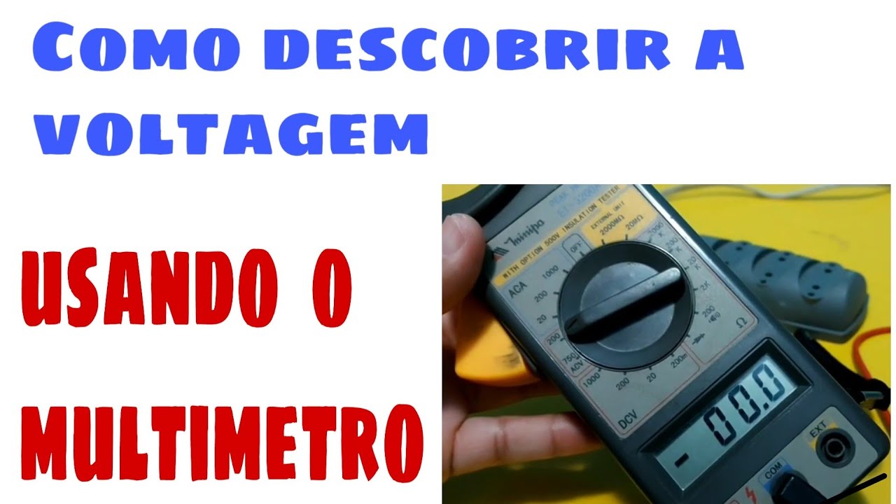 Como saber qual a voltagem de uma tomada ou uma rede usando o ...