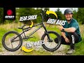 Insane full suspension bmx vs bike park