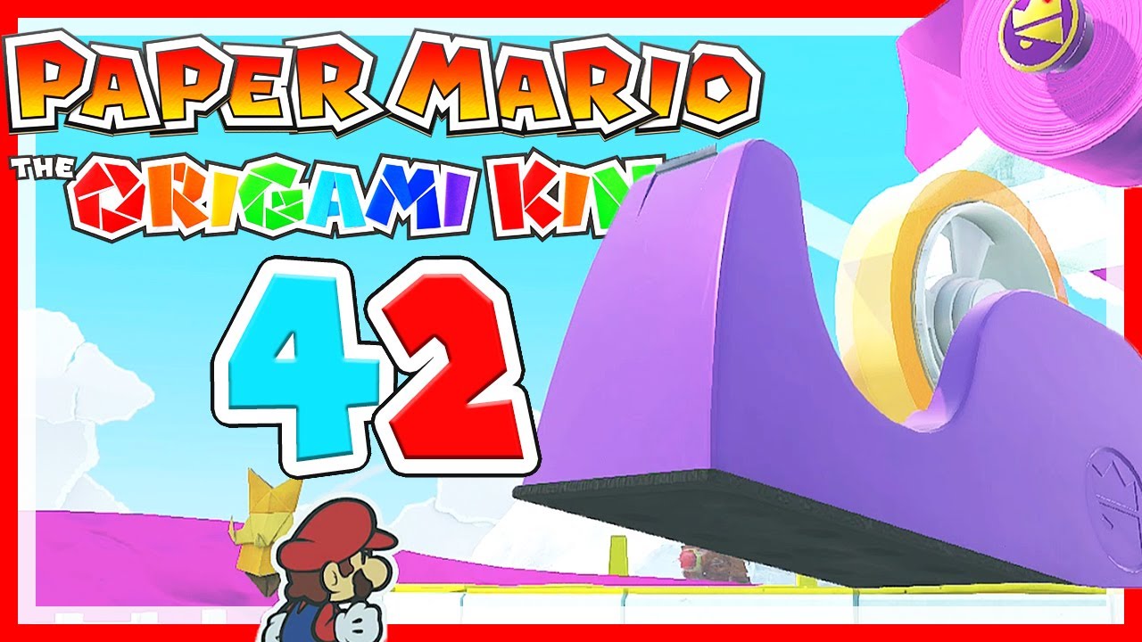 PAPER MARIO THE ORIGAMI KING 42 👑 Klebeband völlig von der Rolle