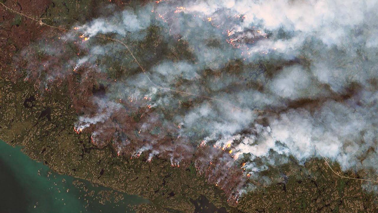 ⁣About 1,000 Canadian Wildfires Are Wreaking Havoc