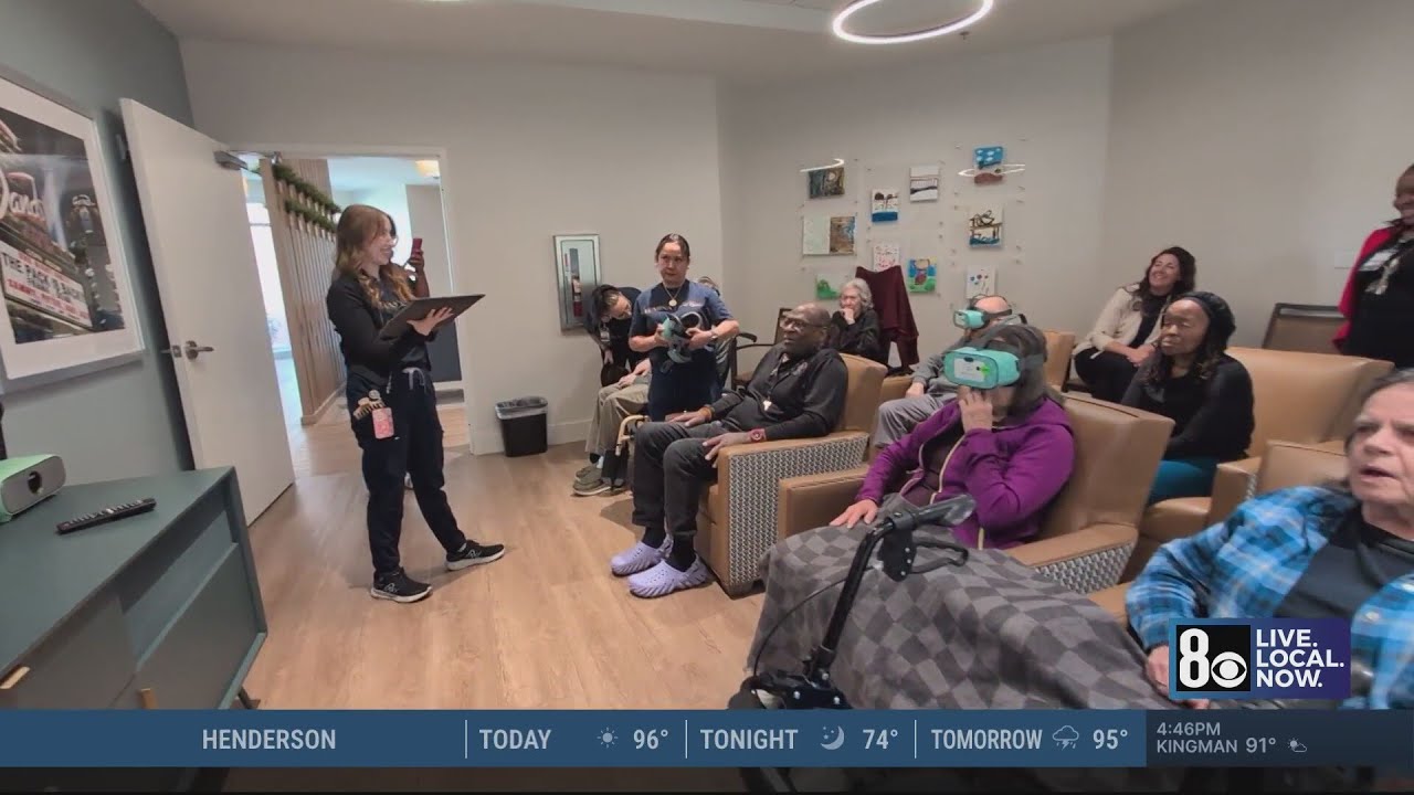 Las Vegas senior center using VR to connect residents to the world